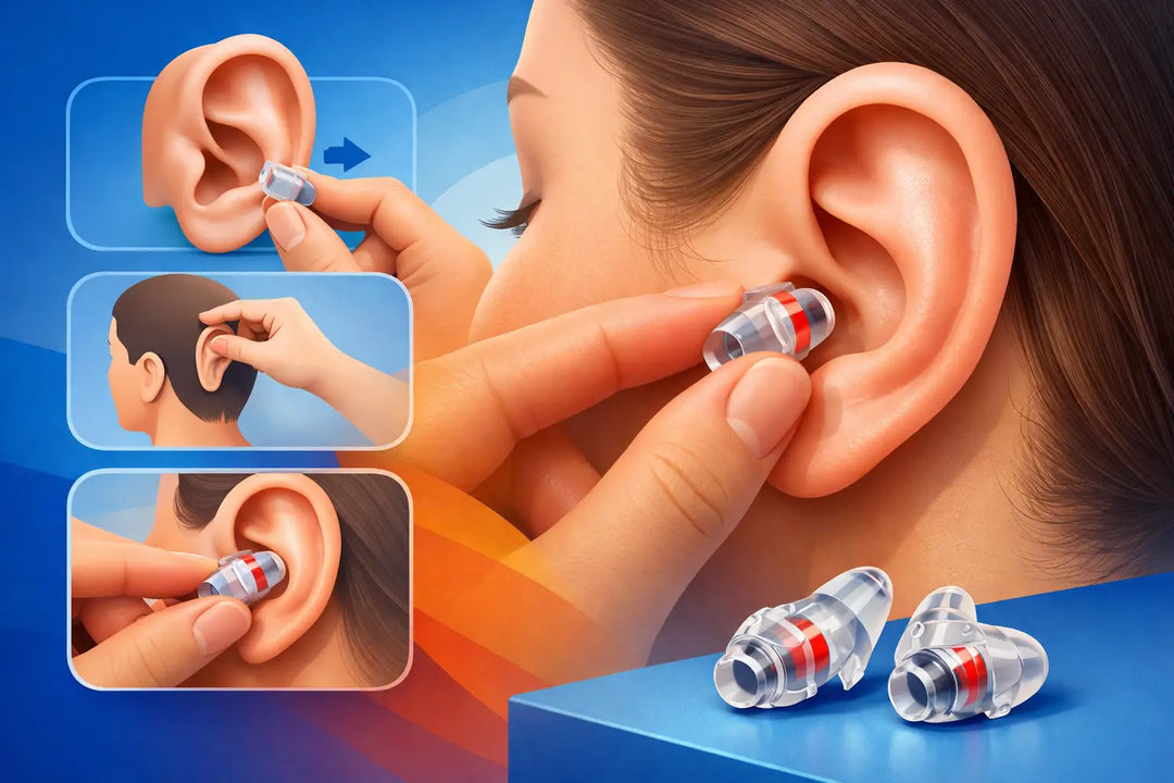 How to Insert Filtered Earplugs for a Secure Fit