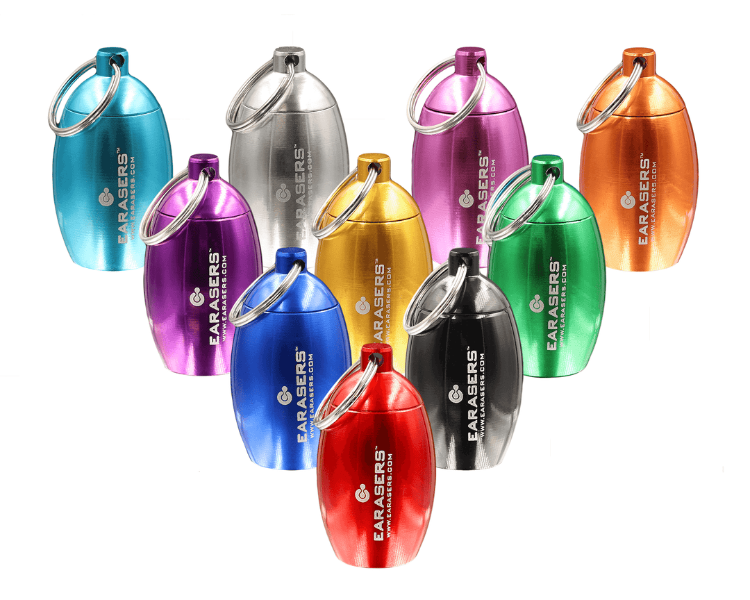 earasers stash can carry cases in all colors