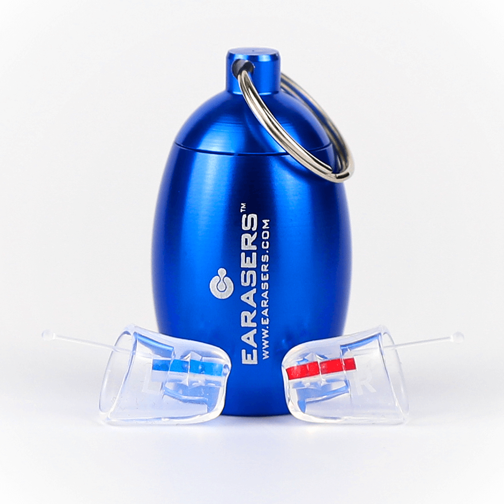 Earasers carry case in blue