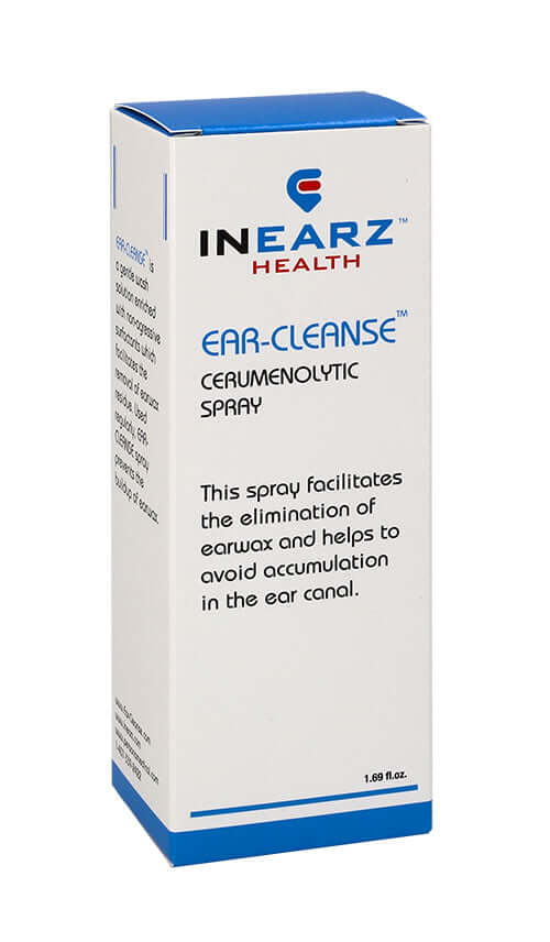 Earcleanse ear wax removal spray packaging